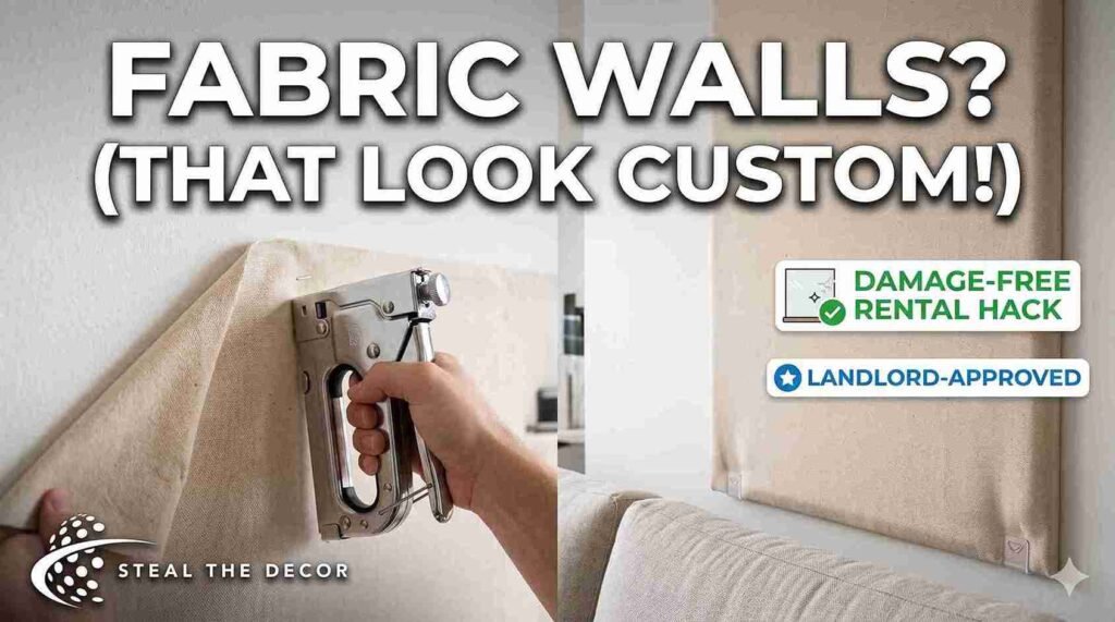 Lightweight R-Tech insulation foam boards painted in charcoal and cream vertical patterns.