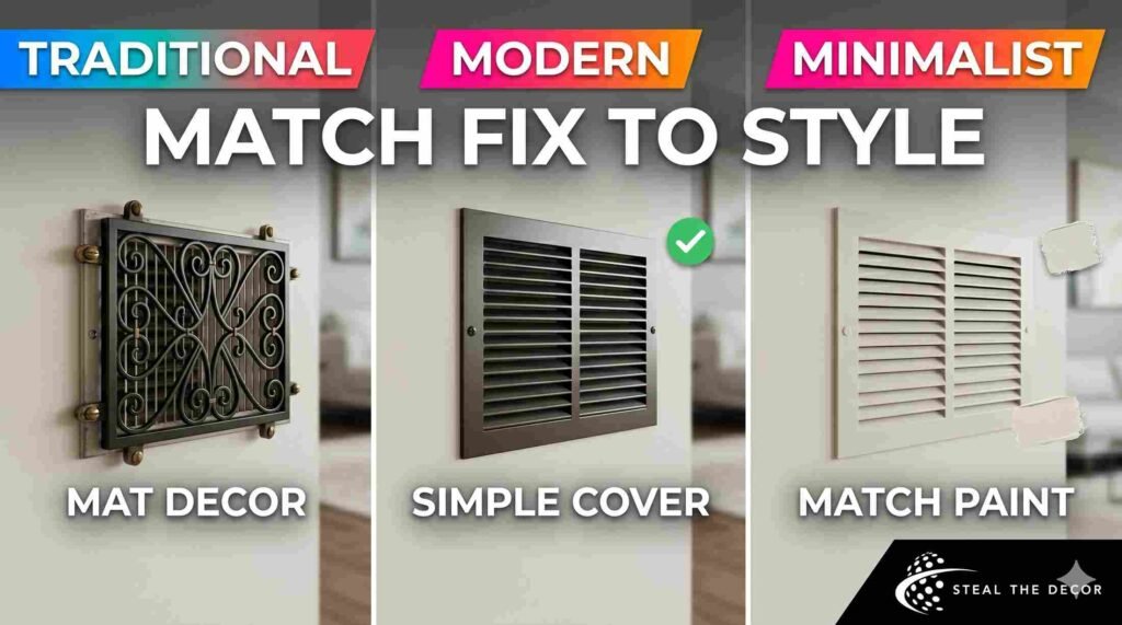 Difference between supply and return wall vents