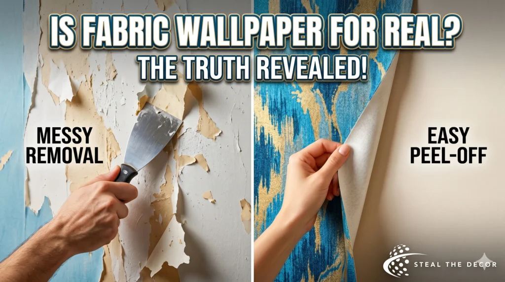 Affordable cotton broadcloth fabric options at a craft store suitable for a DIY fabric as wallpaper project.