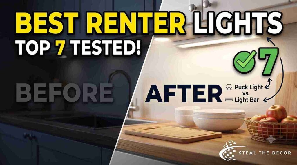 wireless led puck lights with adhesive backing for kitchen spot lighting