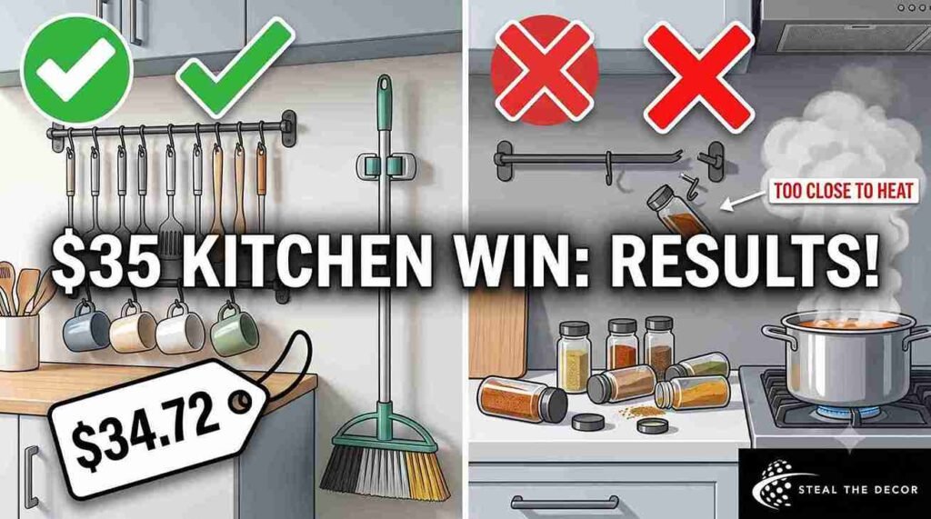 command hooks for kitchen organization renter friendly no drill setup