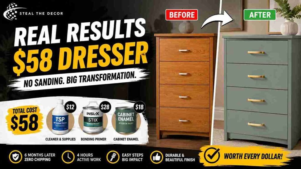 paint laminate furniture without sanding