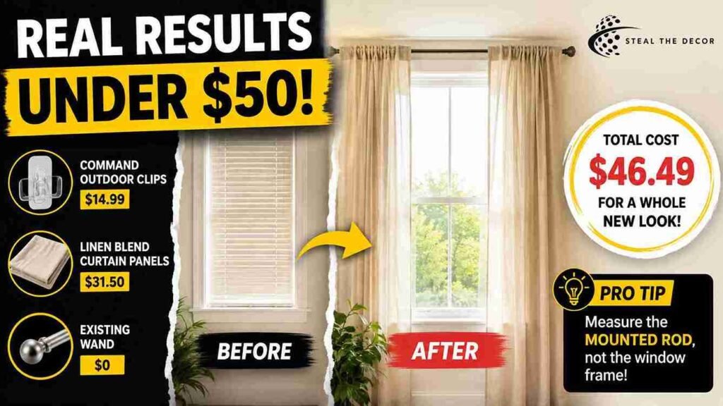how to make cheap blinds look expensive