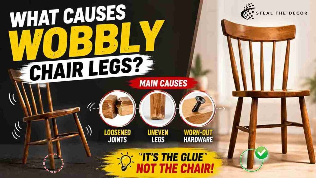 fix a wobbly wooden chair leg
