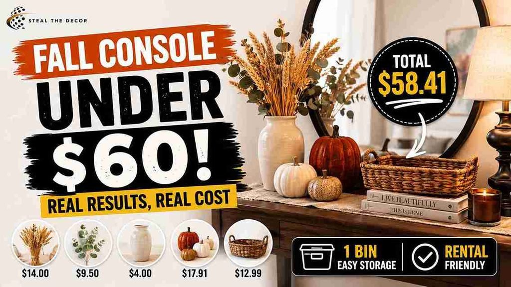 fall console table