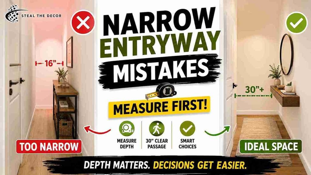 narrow entryway ideas