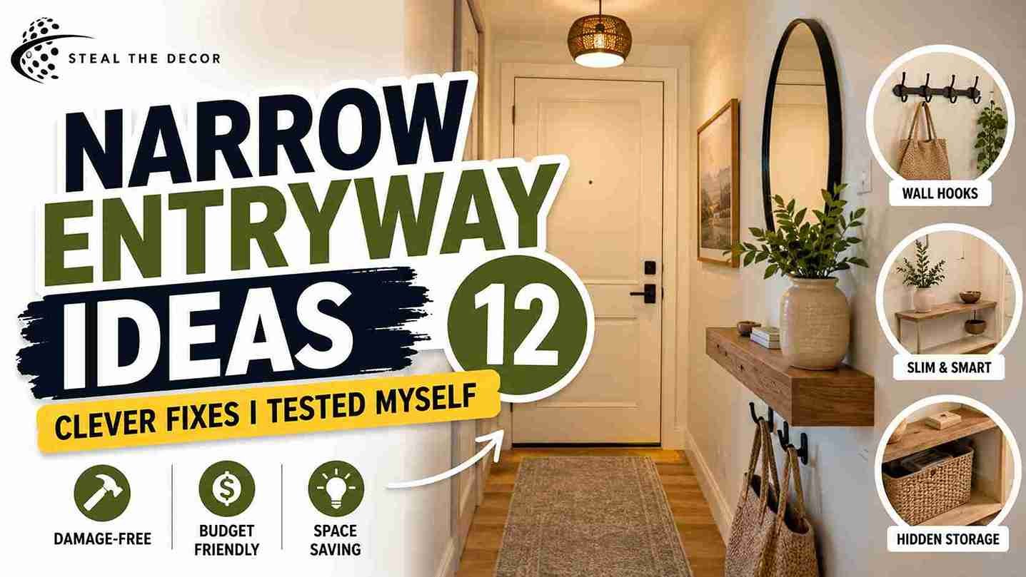 narrow entryway ideas