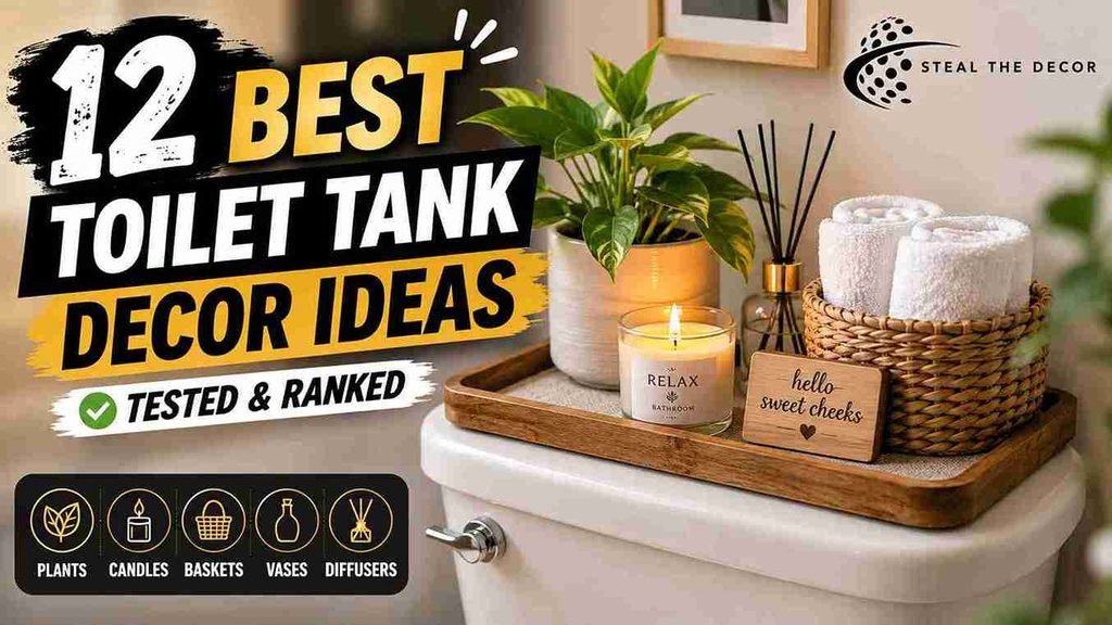 toilet tank decor ideas