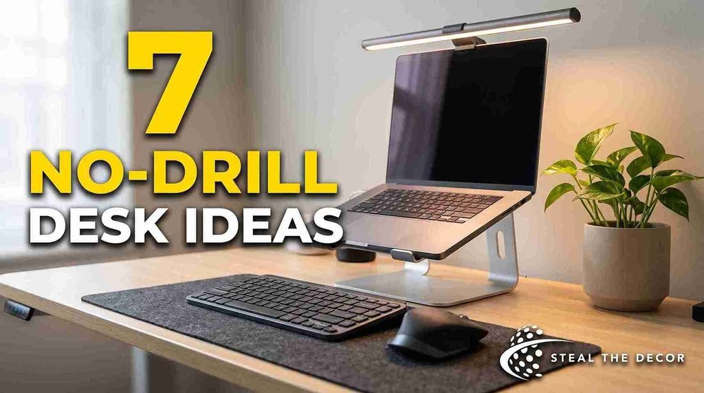 minimalist desk setup