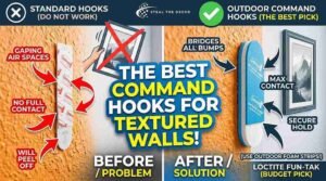 best command hooks for textured walls