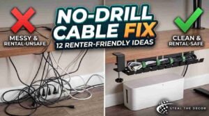 cable management ideas desk