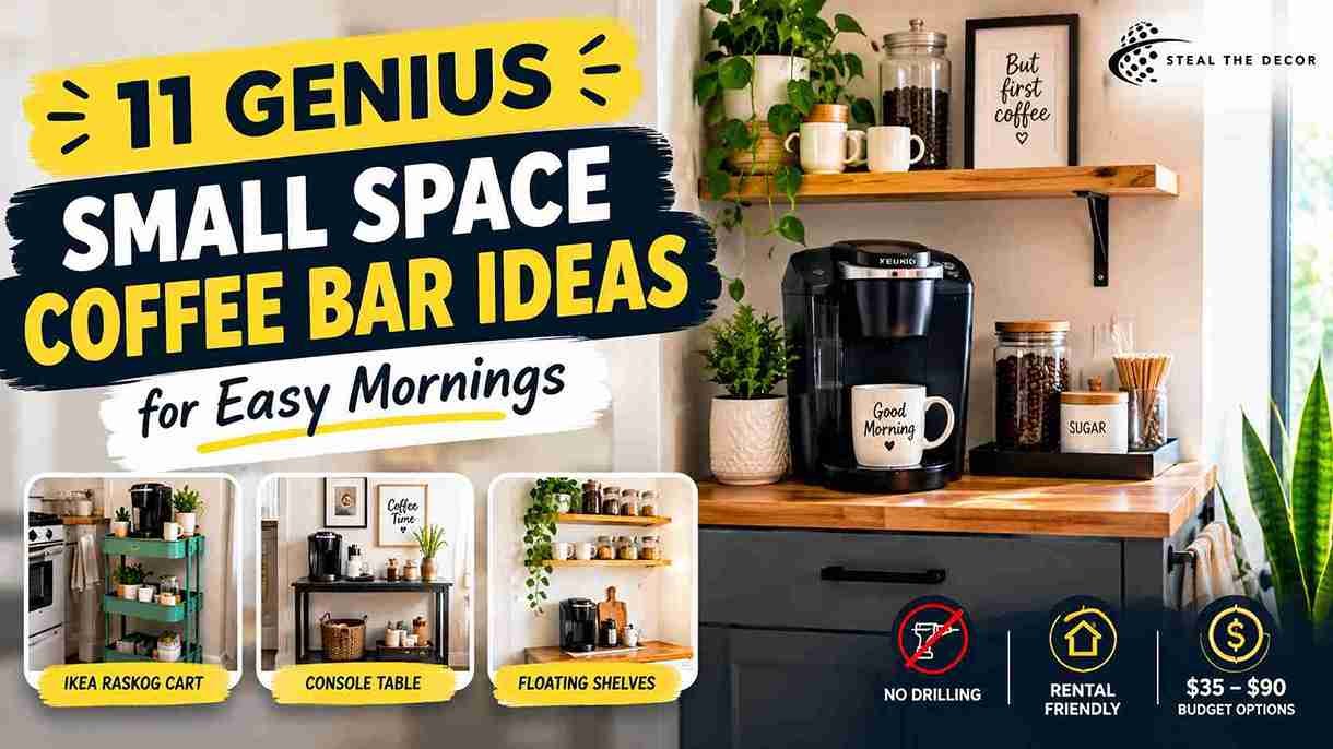 small space coffee bar ideas