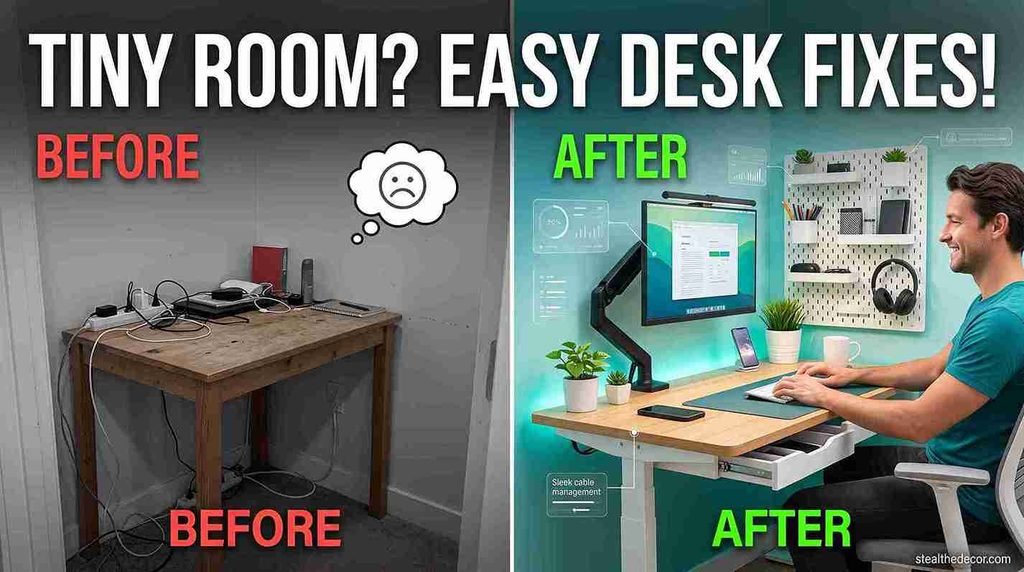 small desk setup ideas