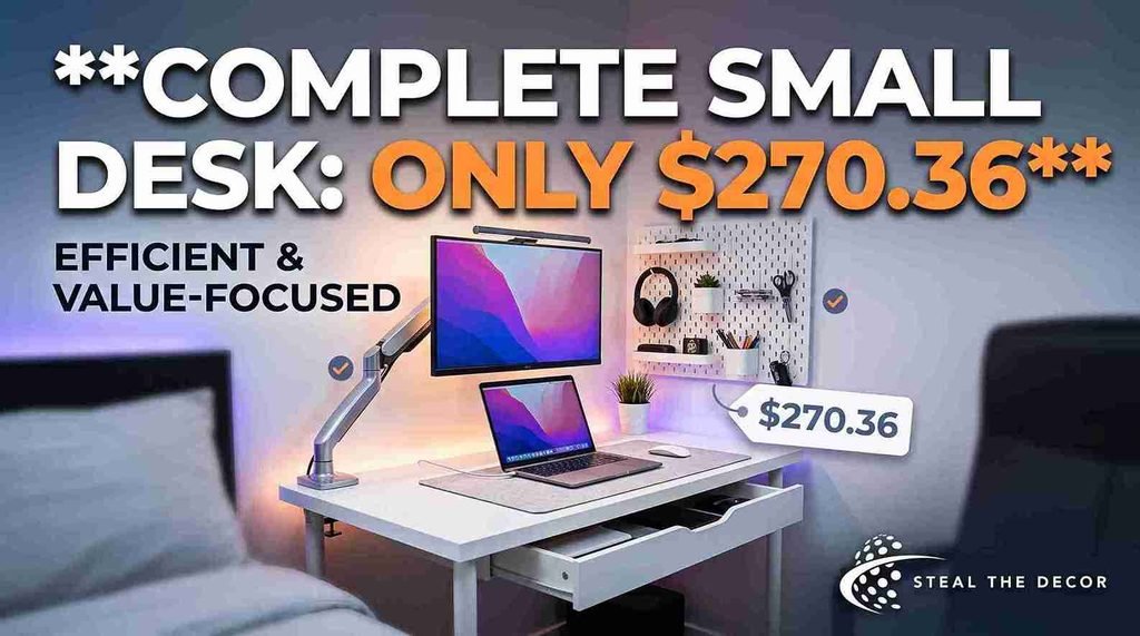 small desk setup ideas