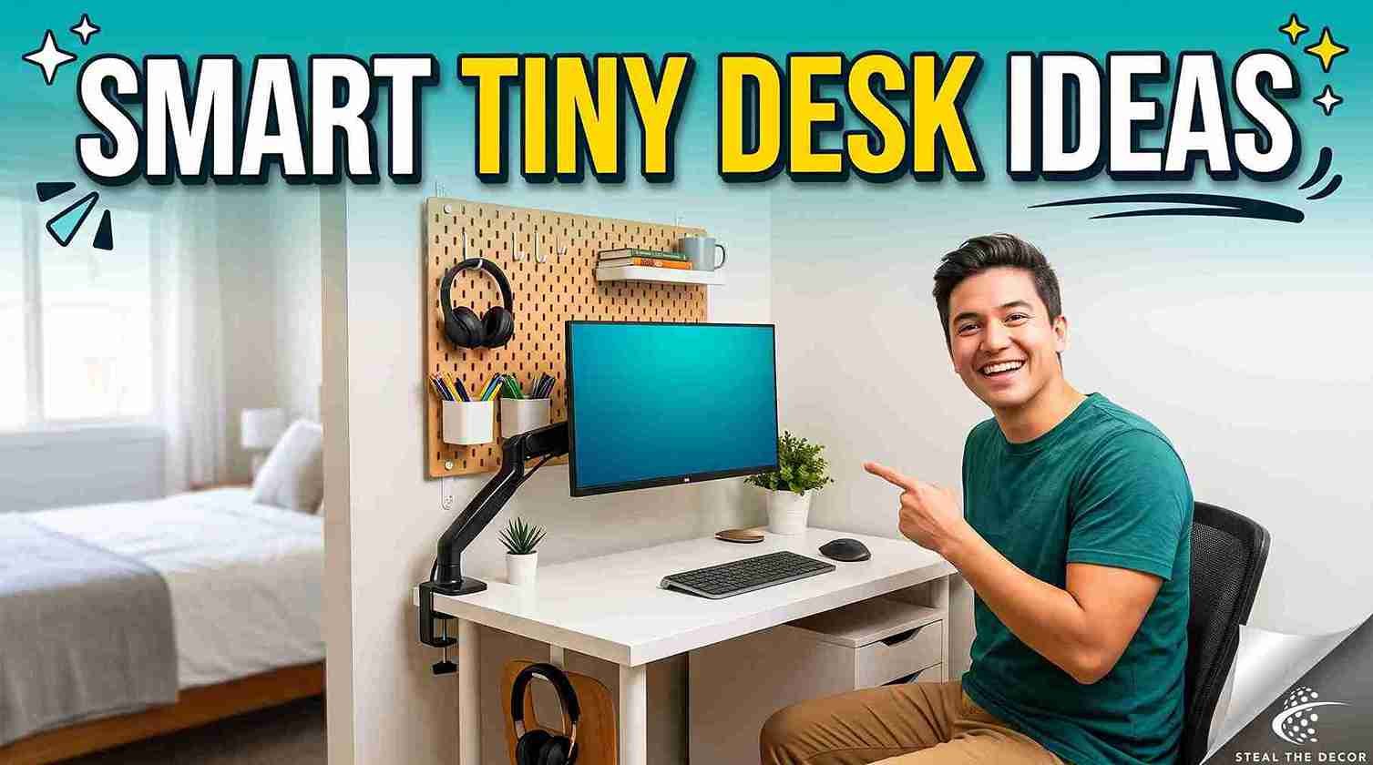 small desk setup ideas